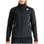 Varm Kvinnor softshell jacka Sportful Engadin W Jacket svart