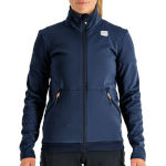 Varm Kvinnor softshell jacka Sportful Engadin W Jacket galax blå