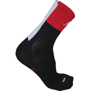 летние носки Sportful Grupetto Sock чёрно-красные