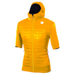 Veste d'échauffement Sportful Rythmo Puffy or foncé