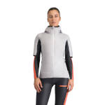 Warm women's jacket Sportful Rythmo W Puffy 2025 stone gray / black