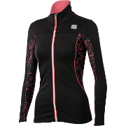 Women jacket Sportful Doro Rythmo Warm W Top black-coral