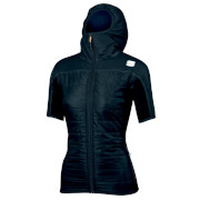 женская куртка с коротки рукавом Sportful Rythmo Evo W Puffy чёрная