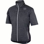 Warm-up jacket Sportful Rythmo Puffy short-sleeve black