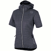 Veste d'échauffement Sportful Rythmo W Puffy manches courtes gris foncé