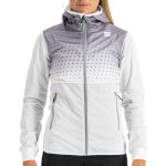 Warm women\'s Jacket Sportful Rythmo W white/steel grey