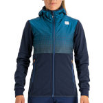 Warm dames jas Sportful Rythmo W galaxy blauw / bessenblauw