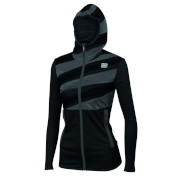 женская куртка Sportful Rythmo W Jacket чёрно-серая