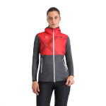 Universal women's Jacket Sportful Rythmo W 2025 black oyster / hibiscus