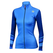 Warme vrouwen gebreide jersey Sportful Rythmo W papegaai blauw