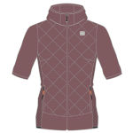 Warm women's jacket Sportful Rythmo W Puffy Mauve