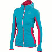 Veste d'échauffement Sportful Rythmo W turquoise-cerise