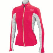 Chemise chaude pour femme Sportful Rythmo W Top Cerise-blanc