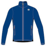 Trainings jacke Sportful Squadra 2022 blaue Keramik / schwarz