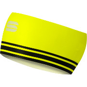 Pannband Sportful Squadra Headband svart-gul