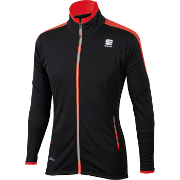 Veste d'échauffement Sportful Squadra WS Jacket noir-rouge