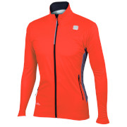 разминочная куртка Sportful Squadra WS Jacket 2019 неоново-оранжевая