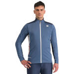 Performance jacket Sportful Squadra 2024 natural grey / galaxy blue
