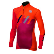 Sportful Squadra Junior Race Jersey röd-orange