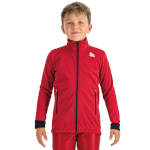 Warm-up jacket Sportful Squadra Kid\'s rumba red