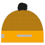 Bonnet Sportful Squadra Light Race Hat jaune-noir