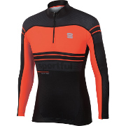 Sportful Squadra Race Top schwarz - neonorange