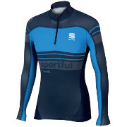 Sportful Squadra Race Top zwarte iris - zwart - blauw