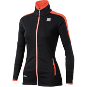 Kvinner jakke Sportful Squadra WS W Jacket svart-coral