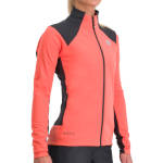 Vrouwen Performance jas Sportful Squadra W pompelmo / zwart