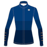 Tricotée femme Sportful Squadra W Jersey bleue céramique / italie bleu