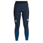 Warm women's tights Sportful Squadra W Galaxy blue