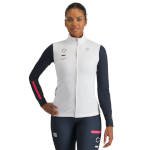 Women jersey Sportful Squadra W Raspberry white / galaxy blue