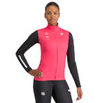 Women jersey Sportful Squadra W Raspberry pink / black