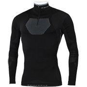 Sportful 2nd Skin Thermic 250 Langarm Hohe Kragen T-SHIRT mit Zip