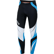 низ комбинезона Sportful Worldloppet 3 Race Tight чёрно-бело-голубые