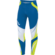 низ комбинезона Sportful Worldloppet 3 Race Tight желто-бело-голубые