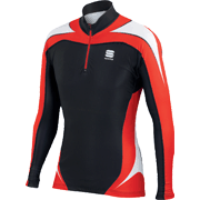 Sportful Worldloppet 3 Race Top noir-rouge-blanc