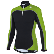 Sportful Worldloppet Race Top noir-l'acide verte