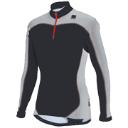 Sportful Worldloppet Race Top gris foncé-blanc