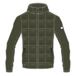 Universell varm jakke Sportful Xplore Thermal beetle (olive)