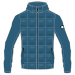 Universal warm jacket Sportful Xplore Thermal blue sea