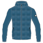 Universelle warme Skijacke Sportful Xplore Thermal blaues Meer