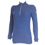 Women\'s warm sweater Sportful Xplore W Fleece blue sea