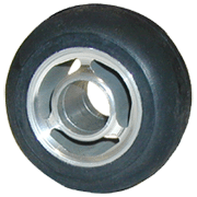 Rullskidor hjul gummi Ø76x38mm